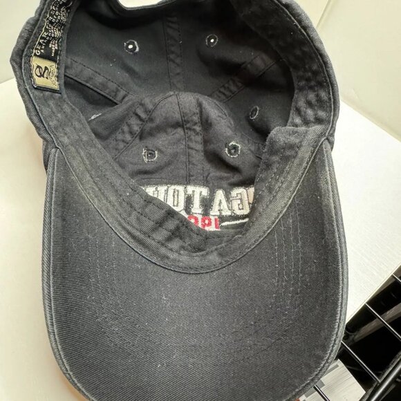 PGA Tour Golf Hat - Embroidered Black Denim Piece - From Personal GolfCollection - Picture 7 of 9